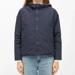 ONLY Veste reversible à capuche avec zip Femme BLEU FONCE Online