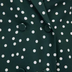 IMPERIAL Veste tailleur vert sapin à pois blanc Femme VERT FONCE