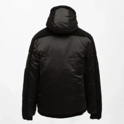 PARAGOOSE Veste tissu lisse à capuche avec manches effet moutonné Homme NOIR Hot