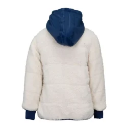 LEE COOPER Veste zippée sherpa polaire avec capuche Enfant BLEU FONCE New