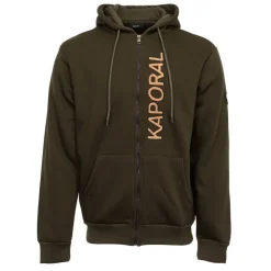 KAPORAL Veste zippée turker à capuche Homme KAKI Sale
