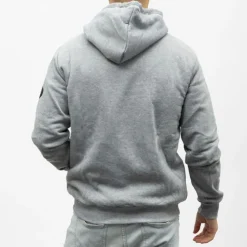 LEE COOPER Veste zippee fourree mihali Homme GRIS CLAIR Outlet