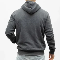 LEE COOPER Veste zippee fourree mihali Homme GRIS FONCE Discount