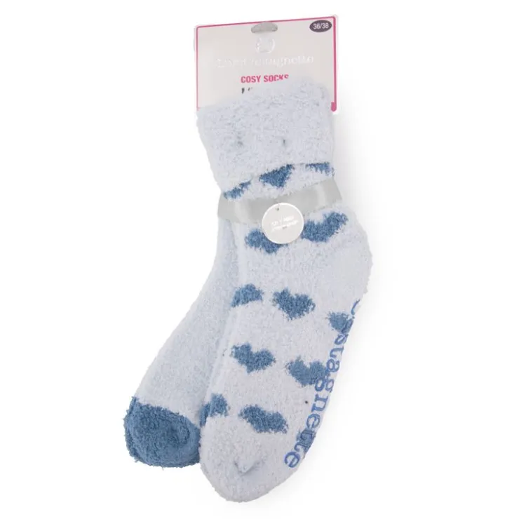 LULU CASTAGNETTE Yara lot de 2 socks Femme BLEU CLAIR Clearance